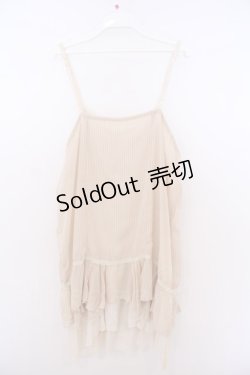 画像2: axes femme / リバーシブルキャミソール M ピンク×キナリ O-26-01-28-020-AX-TO-OW-ZT0130R