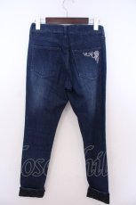 画像2: axes femme / ローズブーケ刺繍デニム M インディゴ O-26-01-28-022-AX-PA-OW-ZT601 (2)