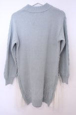 画像3: axes femme / サイドプリーツニットワンピース F ミントグリーン O-26-01-28-002-AX-OP-OW-ZT601 (3)