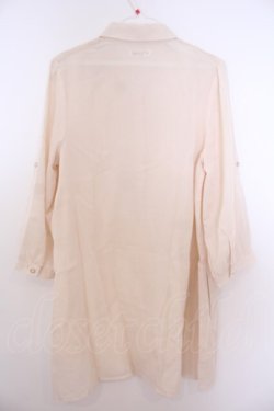 画像2: axes femme / ドビーシャツチュニック  アイボリー O-26-01-28-026-AX-BL-IG-OS