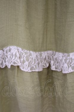 画像2: axes femme / リバーシブルキャミソール M グリーン×キナリ O-26-01-28-003-AX-TO-OW-OS