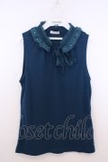 axes femme / スタンド襟付きタンク  グリーン O-26-01-28-035-AX-TO-IG-OS