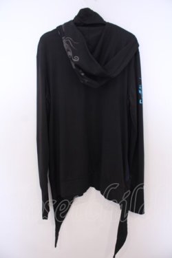 画像4: Sixh / ハイネックフードパーカー  ブラック O-26-01-28-039-HN-TO-IG-OS