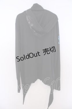 画像4: Sixh / ハイネックフードパーカー  ブラック O-26-01-28-039-HN-TO-IG-OS