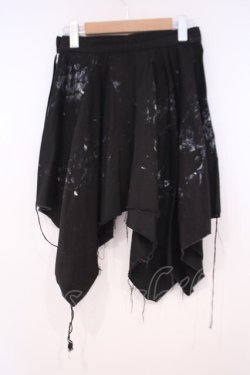 画像4: SEX POT ReVeNGe / パッチ配色ランダムカットスカート L ブラック O-26-01-29-030-SP-SK-OW-OS