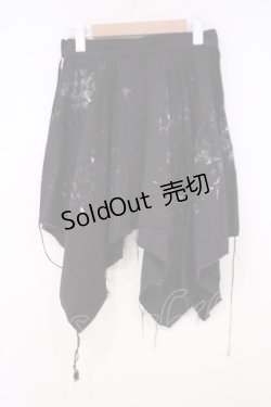 画像4: SEX POT ReVeNGe / パッチ配色ランダムカットスカート L ブラック O-26-01-29-030-SP-SK-OW-OS