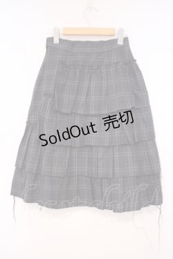 画像3: MIHO MATSUDA / カットオフランダムティアードスカート M グレー O-26-01-29-032-GO-SK-OW-OS