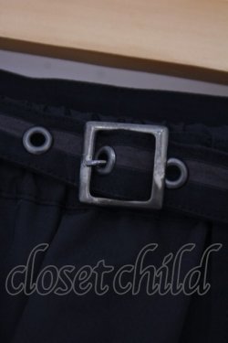 画像3: MIHO MATSUDA / レイヤードスカート M ブラック O-26-01-29-034-GO-SK-OW-OS