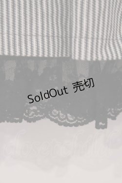 画像2: MIHO MATSUDA / フロントレースアップスカート M ブラック×ホワイト O-26-01-29-035-GO-SK-OW-OS