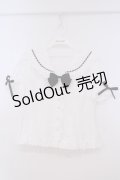 metamorphose / はわせ刺繍セーラーブラウス M シロ O-26-01-29-042-ME-BL-YM-OS