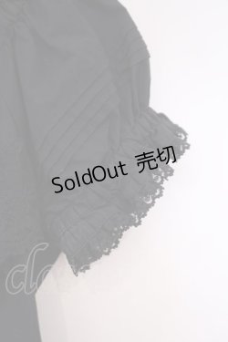 画像3: metamorphose / ラウンド切替半袖ブラウス（ラッセル）  クロ O-26-01-29-043-ME-BL-OW-OS