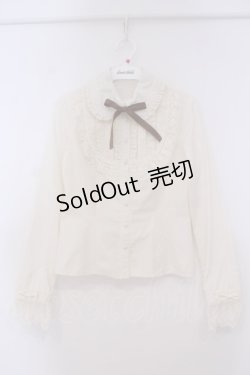 画像1: Mary Magdalene / ピンタックフリルヨークブラウス  キナリ O-26-01-29-045-CL-BL-OW-OS