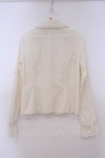 画像4: Mary Magdalene / ピンタックフリルヨークブラウス  キナリ O-26-01-29-045-CL-BL-OW-OS (4)