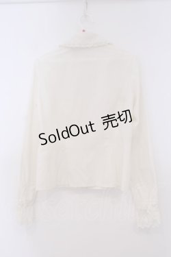 画像6: Mary Magdalene / ピンタックフリルヨークブラウス  キナリ O-26-01-29-045-CL-BL-OW-OS