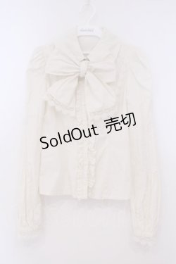 画像1: Victorian maiden / ノーブルレースインタックブラウス  キナリ O-26-01-29-047-CL-BL-OW-OS