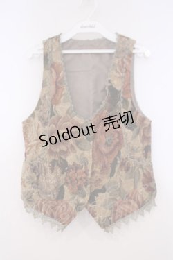 画像1: axes femme / ゴブランベスト M ブラウン系 O-26-01-29-048-AX-TO-OW-ZT0209L