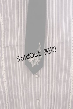 画像2: axes femme / ネクタイ付ブラウス M グレー O-26-01-29-1042-AX-BL-OW-OS