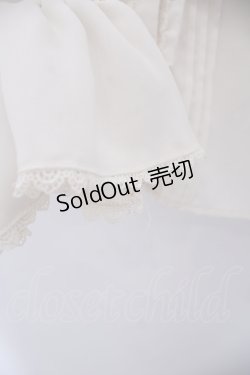 画像3: axes femme kawaii / バラレースフリルブラウス M キナリ O-26-01-29-1043-AX-BL-OW-OS