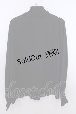 画像2: axes femme kawaii / クラシカルリボンブラウス M クロ O-26-01-29-1044-AX-BL-OW-OS