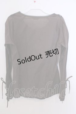 画像2: INGEBORG / コードフラワーモチーフブラウス S ブラウン O-26-01-29-1048-LO-BL-IG-ZT604