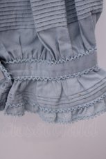 画像2: KANEKO ISAO / フリルタックブラウス  サックス O-26-01-29-1053-EL-BL-IG-ZT602 (2)