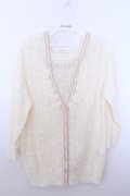 INGEBORG / 薔薇モチーフ鍵編みフードカーディガン  アイボリー O-26-01-29-1057-LO-TO-IG-OS