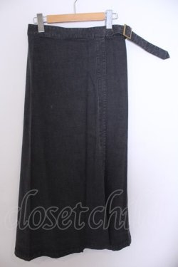 画像1: INGEBORG / デニム巻きスカート S グレー O-26-01-29-1061-LO-SK-IG-OS