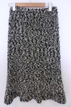 画像3: INGEBORG / ネップツイードスカート  クロ×シロ O-26-01-29-1070-LO-SK-IG-OS