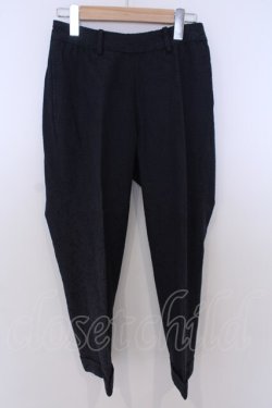 画像1: INGEBORG / ジャガードパンツ 9 ネイビー O-26-01-29-1072-LO-PA-IG-OS