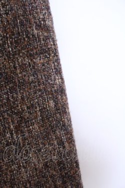 画像2: INGEBORG / ミックスツイードフレアースカート 9 ブラウン O-26-01-29-1075-LO-SK-IG-OS