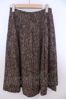 画像3: INGEBORG / ミックスツイードフレアースカート 9 ブラウン O-26-01-29-1075-LO-SK-IG-OS