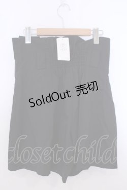 画像2: axes femme POETIQUE / サス付ハイウエストパンツ M クロ O-26-01-29-1001-AX-PA-OW-OS