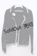 INGEBORG / カノコ編みニットジャケット 3(9号) クロ O-26-01-29-1079-LO-JA-IG-ZT0131A