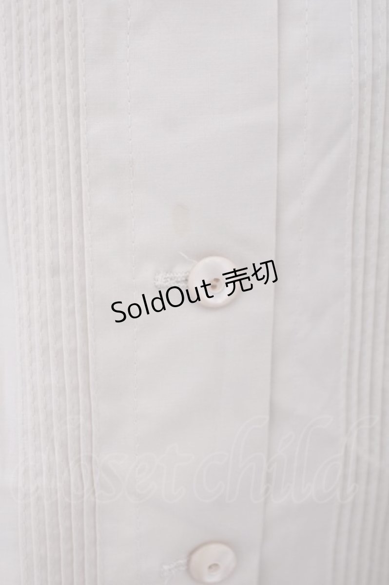 画像3: INGEBORG / 刺繍入りタックブラウス 9 ベージュ O-26-01-29-1082-LO-BL-IG-ZT604 (3)