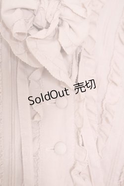 画像2: PINK HOUSE / フリルフードブラウス  ピンク O-26-01-29-1083-LO-BL-IG-OS