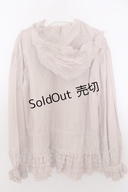 画像4: PINK HOUSE / フリルフードブラウス  ピンク O-26-01-29-1083-LO-BL-IG-OS