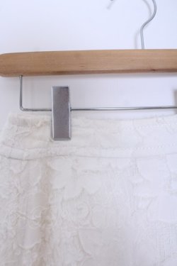 画像3: INGEBORG / レースフラワー配色スカート 3(9号) オフシロ O-26-01-29-1086-LO-SK-IG-OS