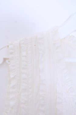 画像2: INGEBORG / フリルベスト  オフシロ O-26-01-29-1087-LO-TO-IG-OS