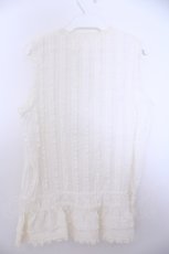 画像3: INGEBORG / フリルベスト  オフシロ O-26-01-29-1087-LO-TO-IG-ZT602 (3)