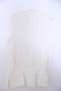 画像3: INGEBORG / フリルベスト  オフシロ O-26-01-29-1087-LO-TO-IG-OS