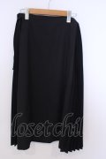 INGEBORG / サイドプリーツミディスカート 3(9号) クロ O-26-01-29-1089-LO-SK-IG-ZT602