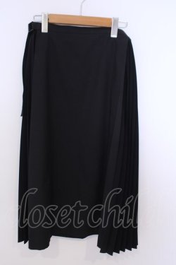 画像1: INGEBORG / サイドプリーツミディスカート 3(9号) クロ O-26-01-29-1089-LO-SK-IG-OS