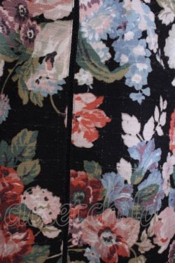 画像2: INGEBORG / フラワー総柄フレアースカート 3(9号) クロ O-26-01-29-1092-LO-SK-IG-OS