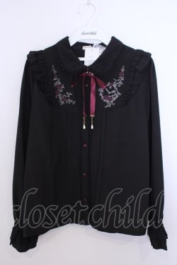 画像1: axes femme / 【my axes】ブラウス M クロ O-26-01-29-1012-AX-BL-OW-OS