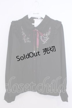 画像1: axes femme / 【my axes】ブラウス M クロ O-26-01-29-1012-AX-BL-OW-OS