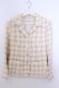 画像1: INGEBORG / ツイードシフォン巻きジャケット S アイボリー×ベージュ O-26-01-29-1097-LO-JA-IG-OS (1)