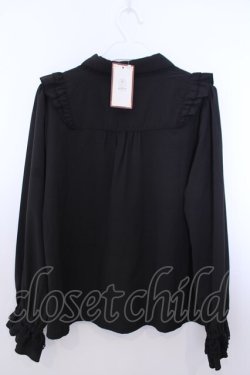 画像2: axes femme / 【my axes】ブラウス M クロ O-26-01-29-1012-AX-BL-OW-OS