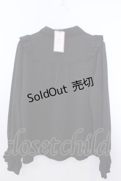 画像2: axes femme / 【my axes】ブラウス M クロ O-26-01-29-1012-AX-BL-OW-OS