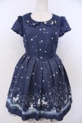 Secret Honey / 月と星のユニコーンワンピース 8 ネイビー O-26-01-29-1099-CA-OP-OW-OS