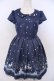 画像1: Secret Honey / 月と星のユニコーンワンピース 8 ネイビー O-26-01-29-1099-CA-OP-OW-OS (1)